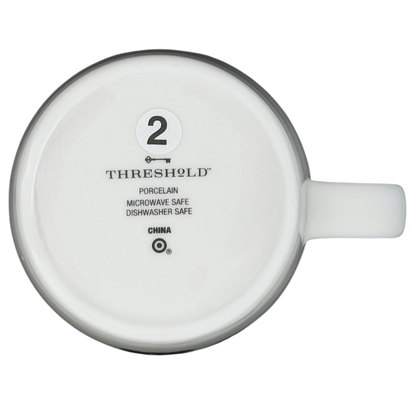 Bottom view of Threshold Libra Astrology Zodiac Mug with Dishwasher and Microwave Safe label