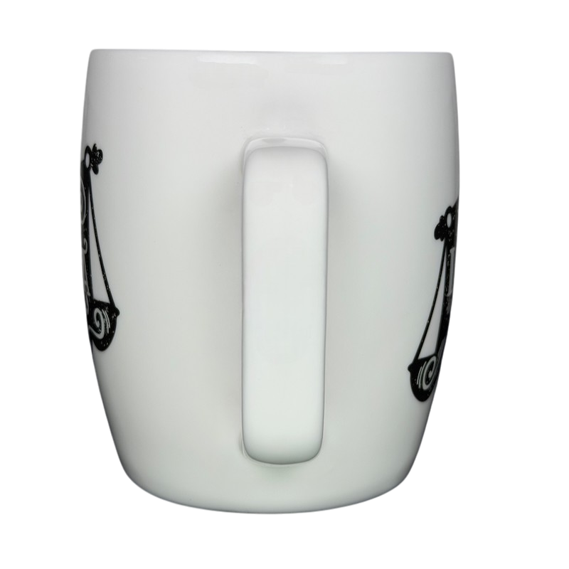 Libra Astrology Zodiac Mug Threshold featuring a scale design, perfect for astrology enthusiasts