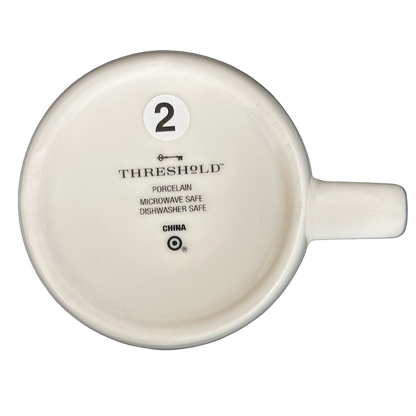 Bottom view of Threshold Sagittarius Astrology Zodiac Mug with microwave and dishwasher safe label
