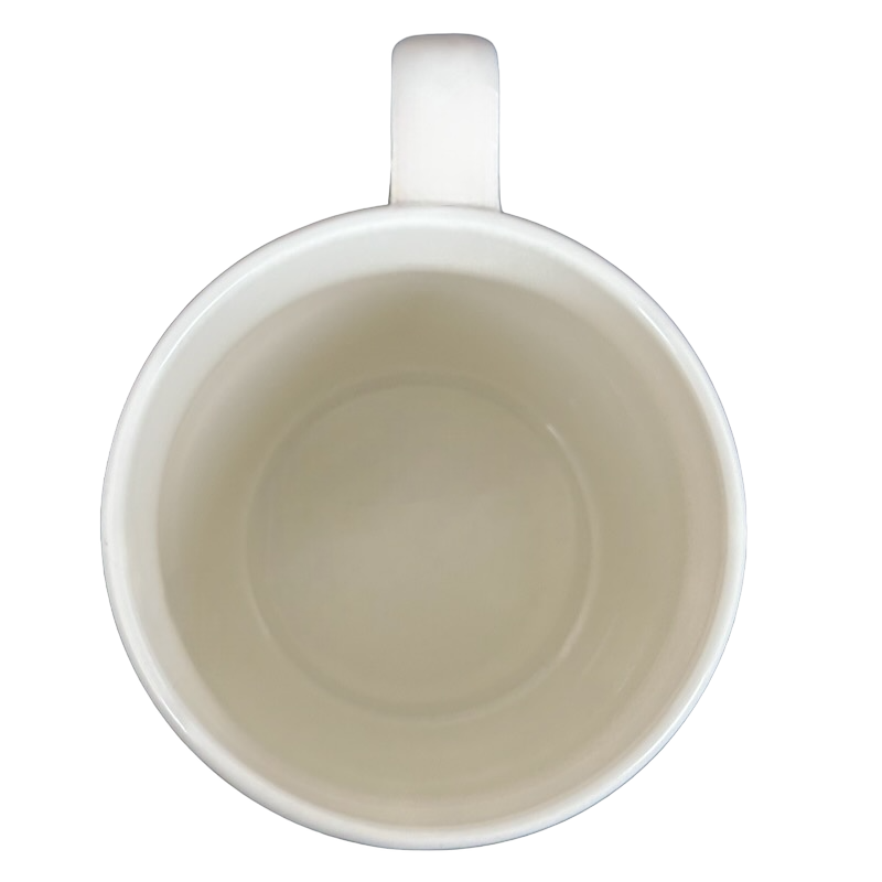 Empty Sagittarius Astrology Zodiac Mug Threshold shown from above with a smooth interior