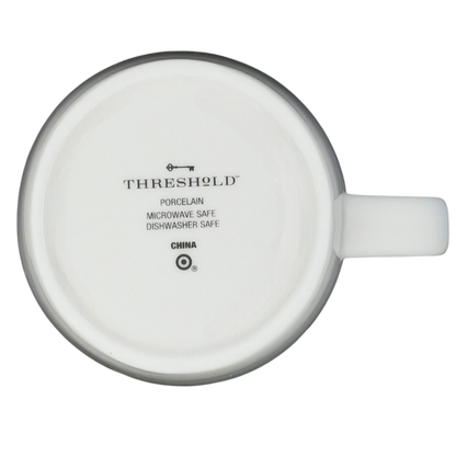 Bottom view of the Threshold TAURUS Astrology Zodiac Mug with porcelain material, microwave and dishwasher safe