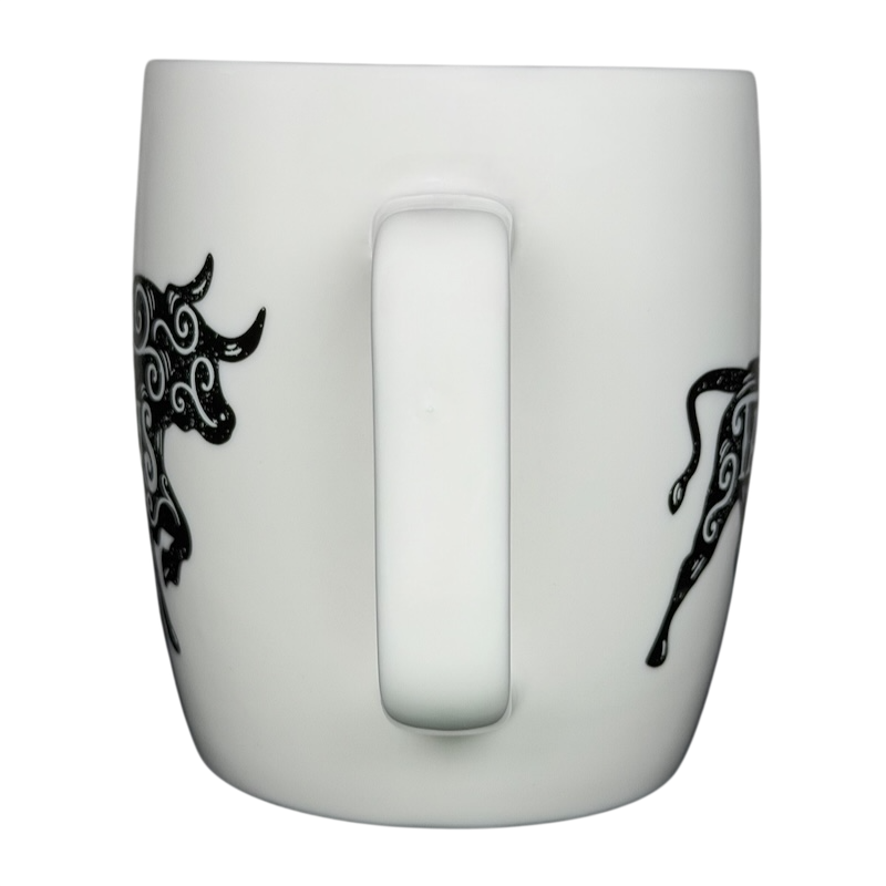 TAURUS Astrology Zodiac Mug Threshold featuring bull designs on both sides