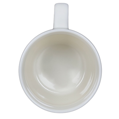 Inside view of the Virgo Astrology Zodiac Mug Threshold showcasing its smooth, glossy finish