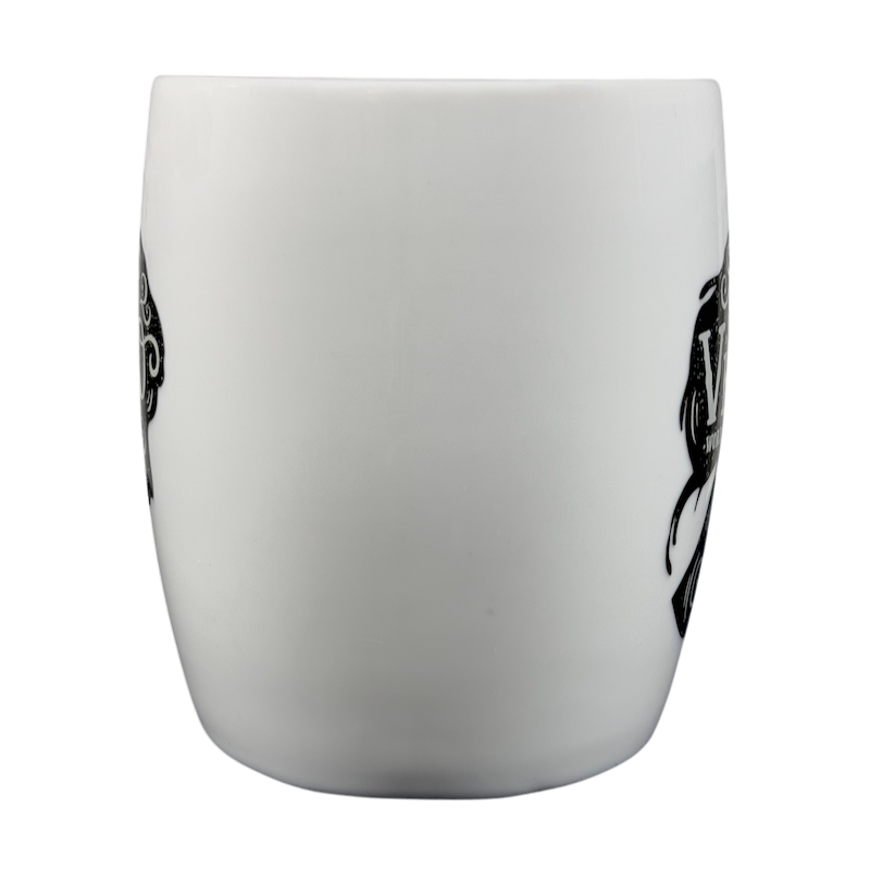 White Virgo Astrology Zodiac Mug Threshold with elegant zodiac sign design