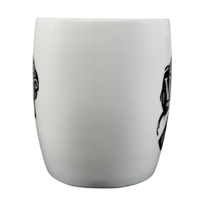 White Virgo Astrology Zodiac Mug Threshold with elegant zodiac sign design