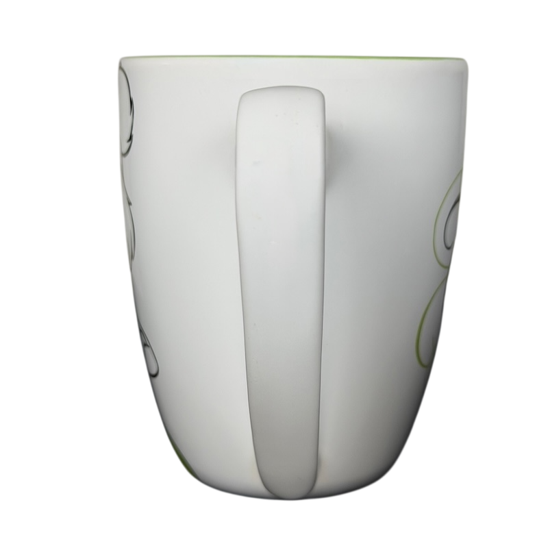 Tinker Bell monogram sparkle collectible mug with a sleek design and white finish