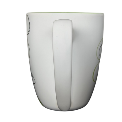 Tinker Bell monogram sparkle collectible mug with a sleek design and white finish