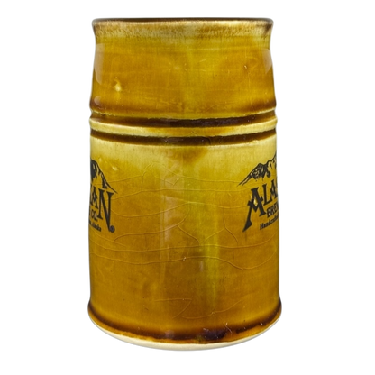 Tom's Pots Alaskan Brewing Co vintage mug with a rustic finish and logo detail