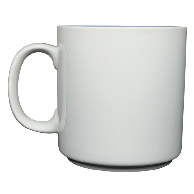 Blank white coffee mug for custom designs featuring TONI name poetry mug