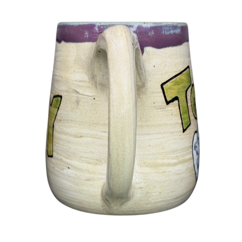 Tooth Hurty Pottery Mug Duck Yeah! Featuring a sturdy handle and rustic design
