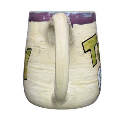 Tooth Hurty Pottery Mug Duck Yeah! Featuring a sturdy handle and rustic design