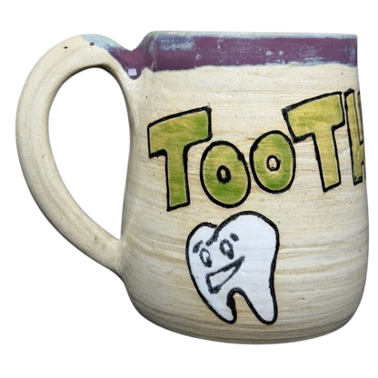 Tooth Hurty Pottery Mug Duck Yeah! with playful tooth design and colorful lettering