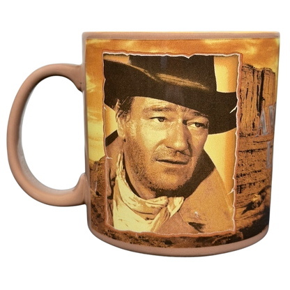 John Wayne Courage Is Being Scared To Death Mug Vandor featuring classic western design and iconic image