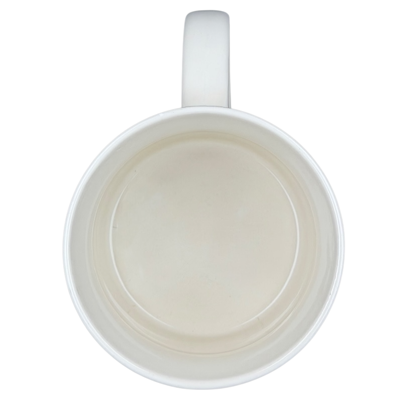 Interior view of vintage Always Good coffee mug by Westwood with a smooth, clean finish