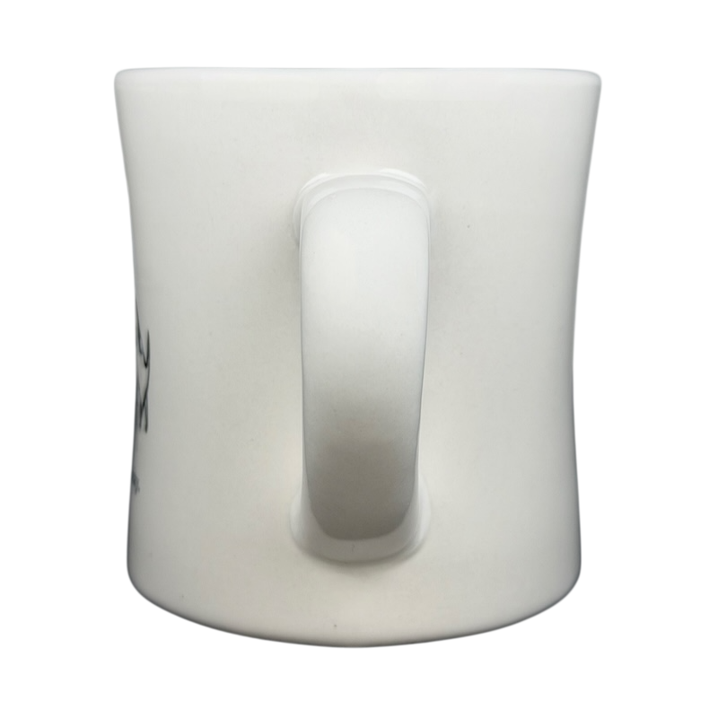 Vintage Bad Dog Wisdom Defy Authority mug with curved handle and classic design