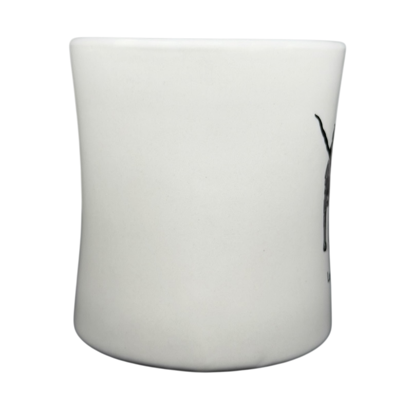 Vintage Bad Dog Wisdom Learn To Bluff mug in sleek white ceramic with playful design