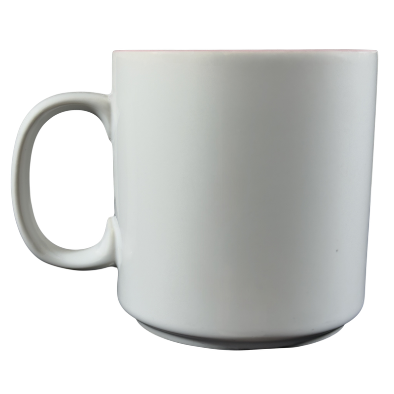 Plain white vintage collectible Diana name mug with a curved handle and smooth finish