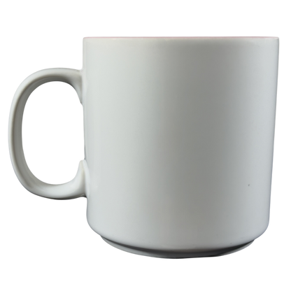 Plain white vintage collectible Diana name mug with a curved handle and smooth finish