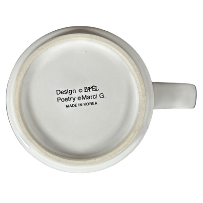 Vintage collectible PATRICIA name mug by Papel, featuring a smooth white ceramic design