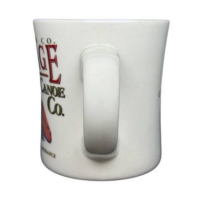 Vintage G.H. Bass canoe coffee mug with a classic design and sturdy handle