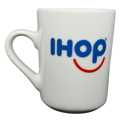 Tuxton vintage IHOP smiley mug featuring a cheerful logo design for coffee lovers