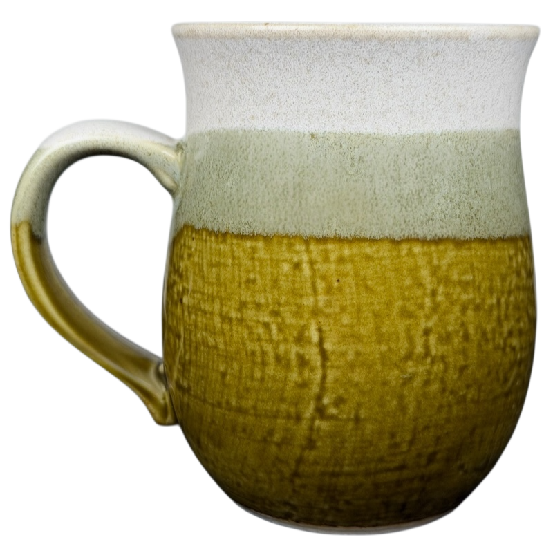 Vintage Otagiri seagull harbor mug with unique texture and earthy color scheme