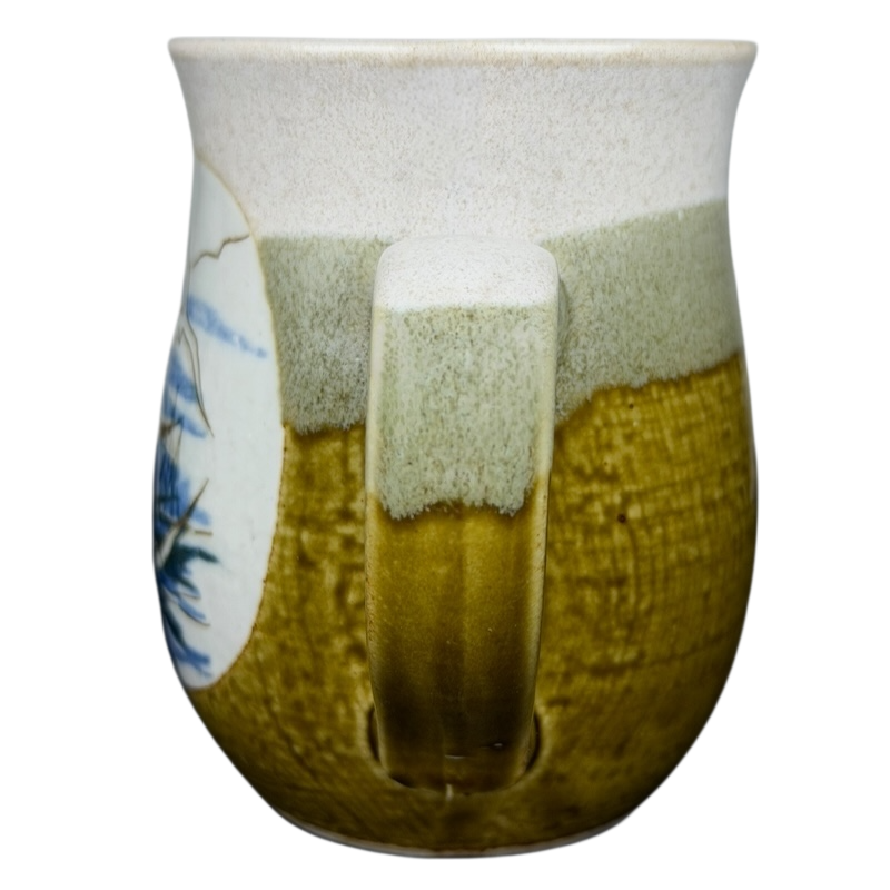 Vintage Otagiri seagull harbor mug with unique coastal design and textured finishes