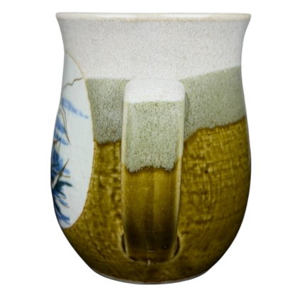 Vintage Otagiri seagull harbor mug with unique coastal design and textured finishes