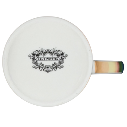 Bottom view of VW Volkswagen Camper Mug Kent Pottery featuring a decorative logo
