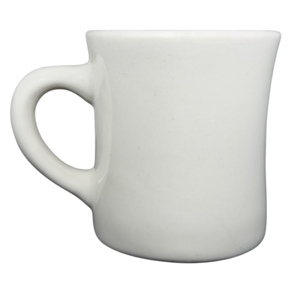 Tuxton white ceramic Waffle House vintage coffee mug with a comfortable handle