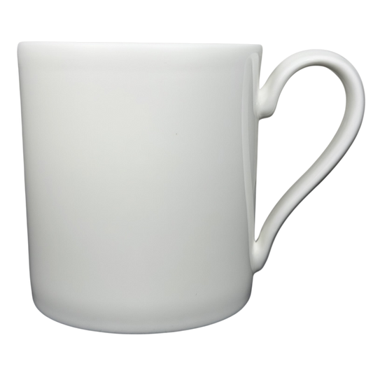 Eternity White Mug Wedgwood in classic white porcelain with smooth finish and elegant handle