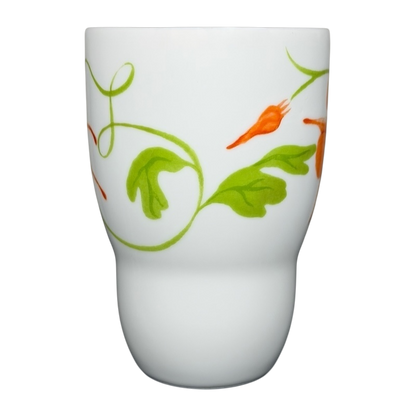 Lyrical Blooms Crysantha vintage Mug with vibrant floral design and unique shape