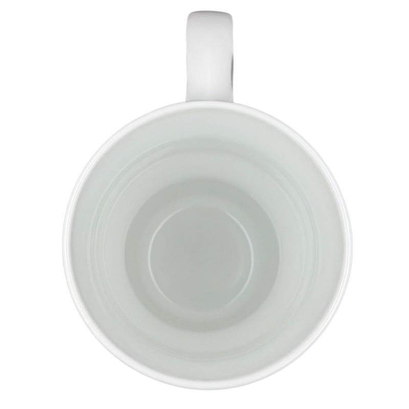 Lyrical Blooms English Rose vintage Mug with a simple white interior and elegant design