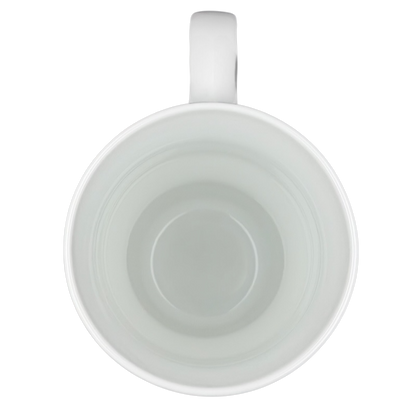 Lyrical Blooms English Rose vintage Mug with a simple white interior and elegant design