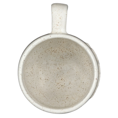 Whistler embossed speckled vintage mug in a neutral shade with a unique speckled design