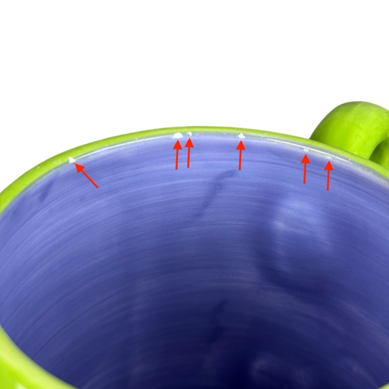 Wicked Wizard of Oz flying monkeys mug with colorful interior and unique handle design