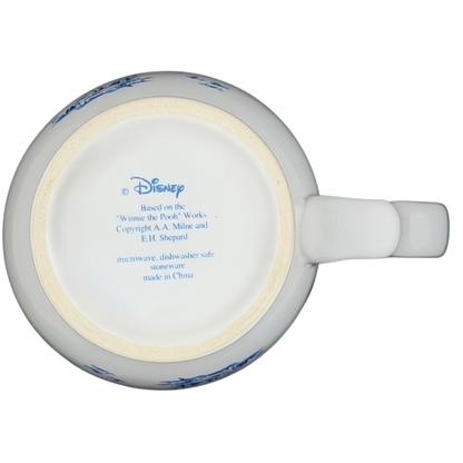 Disney Winnie the Pooh Eeyore footed collectible mug with detailed bottom design and branding