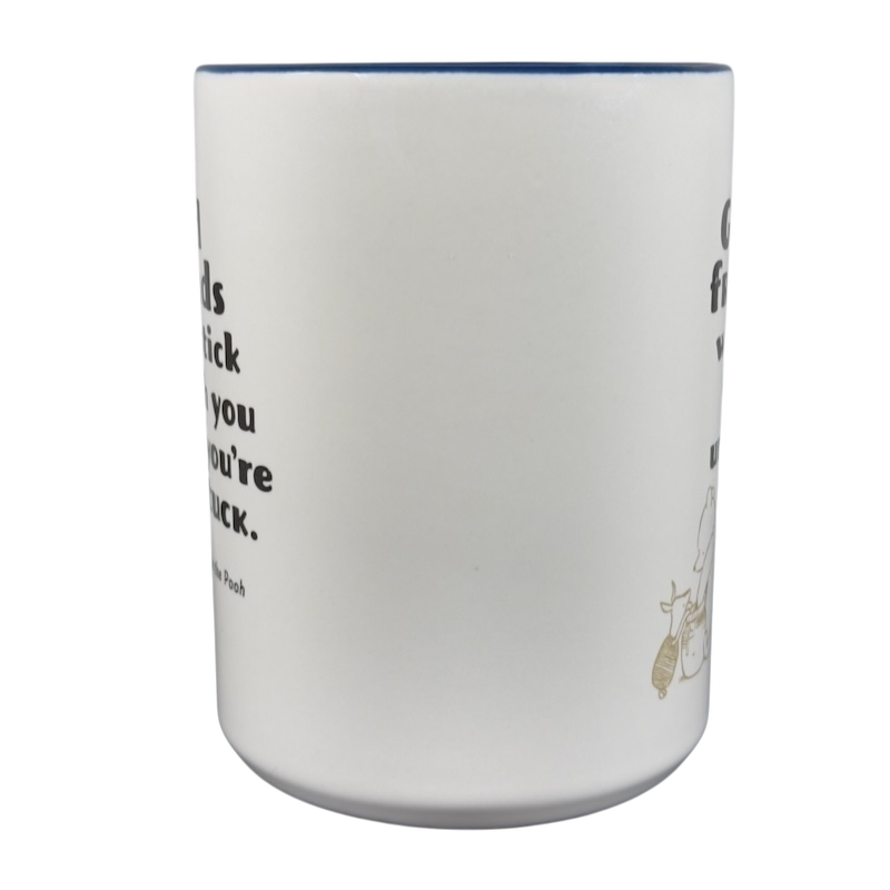 Hallmark Winnie the Pooh Good Friends mug with friendly quote and charming character design