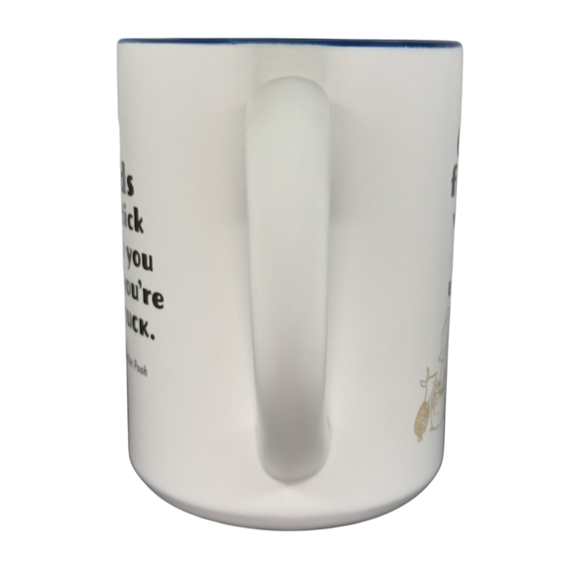 Hallmark Winnie the Pooh Good Friends mug featuring a heartwarming quote and playful design