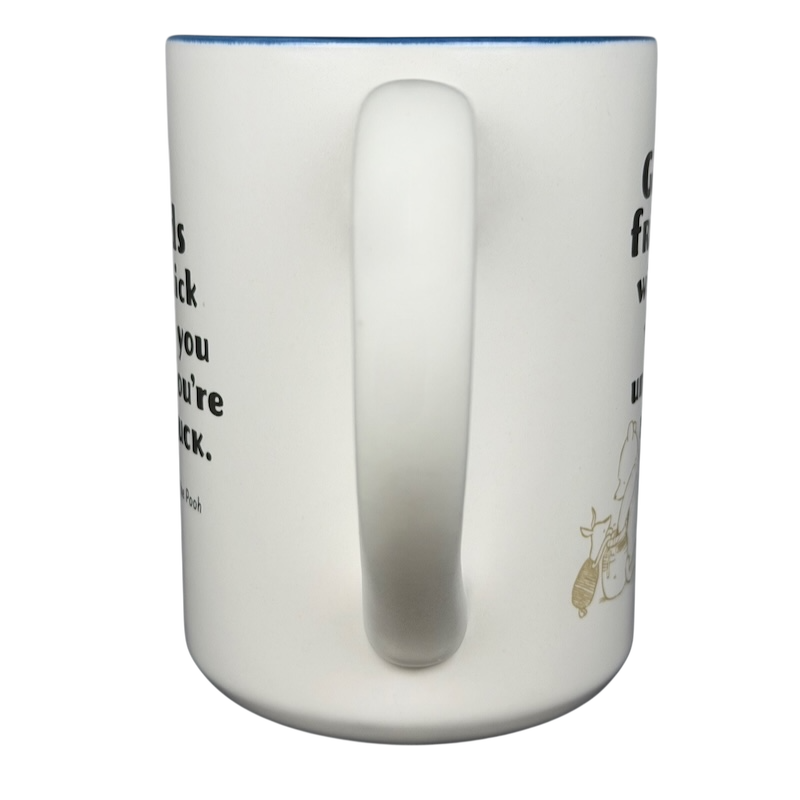 Hallmark Winnie the Pooh Good Friends mug featuring a heartwarming quote and charming design