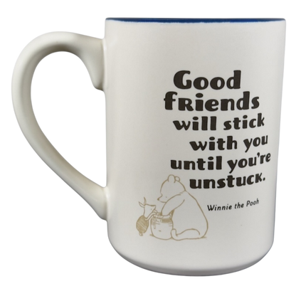Hallmark Winnie the Pooh Good Friends mug with motivational quote and cute design