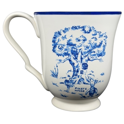 Disney Winnie the Pooh Piglet footed collectible mug featuring an illustration of Piglet's house