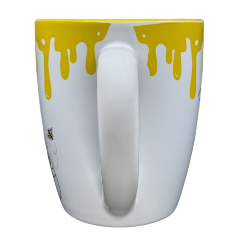 Disney Winnie the Pooh Sweet as can be jumbo mug with honey drip design in yellow