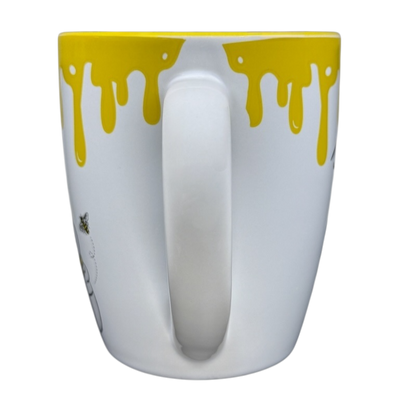 Disney Winnie the Pooh Sweet as can be jumbo mug with honey drip design in yellow