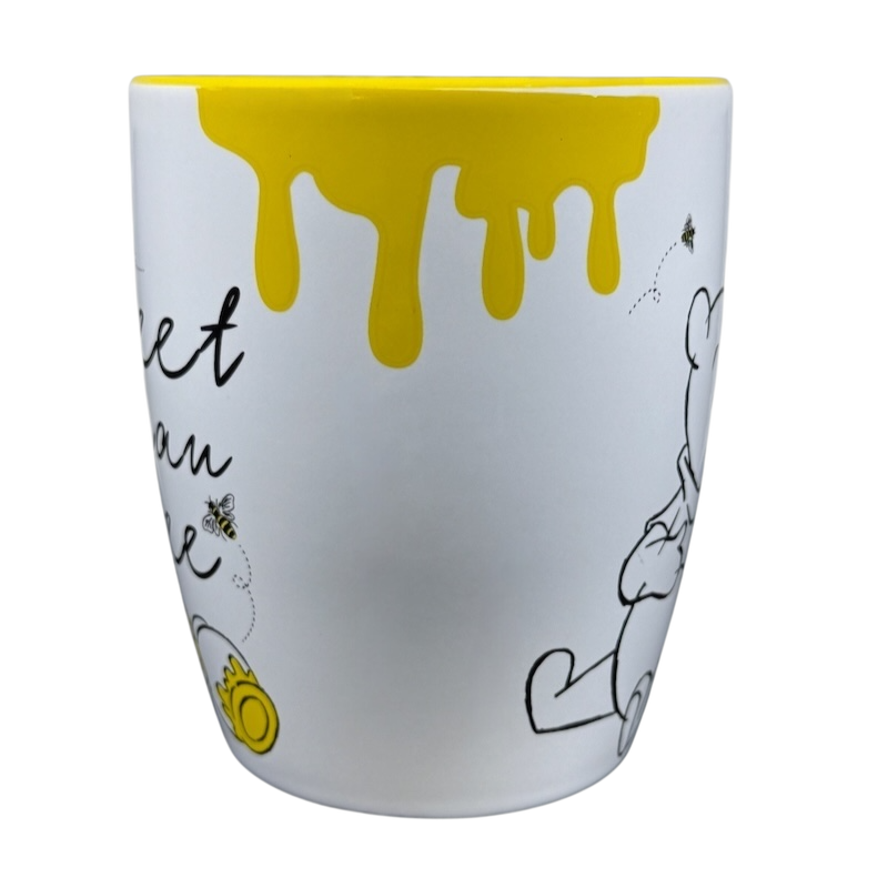 Winnie the Pooh Sweet as can be jumbo mug with honey drip design and cheerful graphics