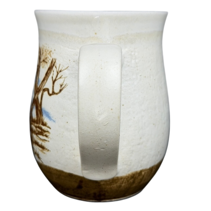 Otagiri woodland owl squirrel vintage tankard mug with earthy tone and nature design