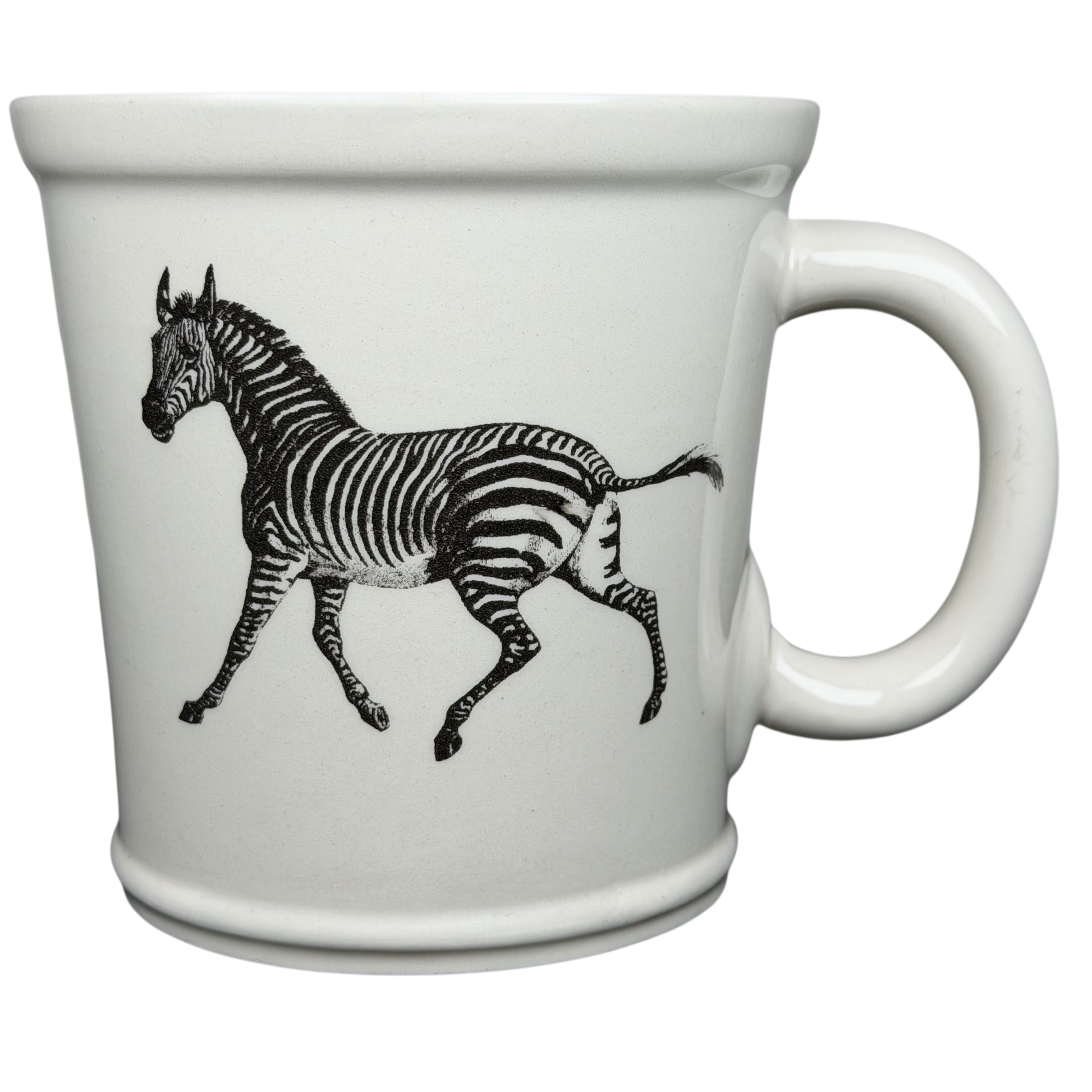 Zebra mug World Market collectible featuring a hand-drawn zebra design on a ceramic cup