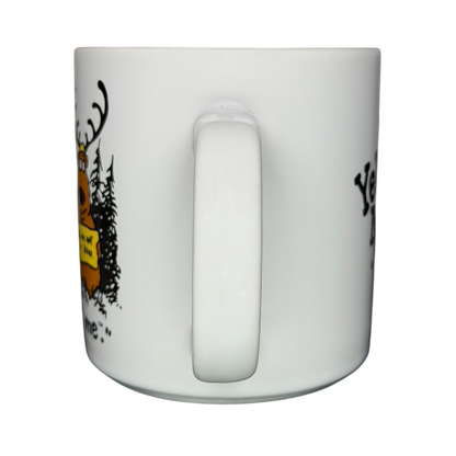 Yellowstone National Park Do Not Feed The Bears Mug featuring a bear warning design