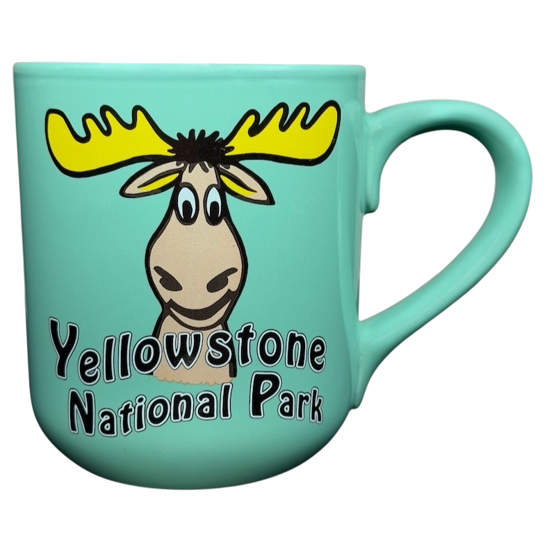 Yellowstone National Park Moose Mug MICO with a charming moose design and vibrant colors