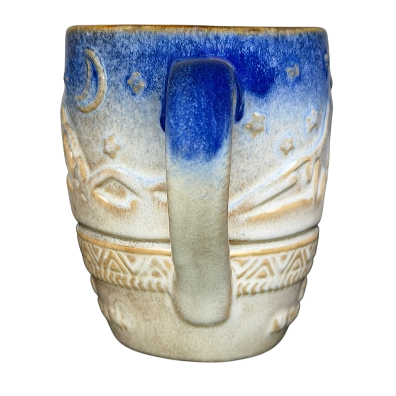 Handcrafted Zion National Park mug with a scenic design and decorative handle